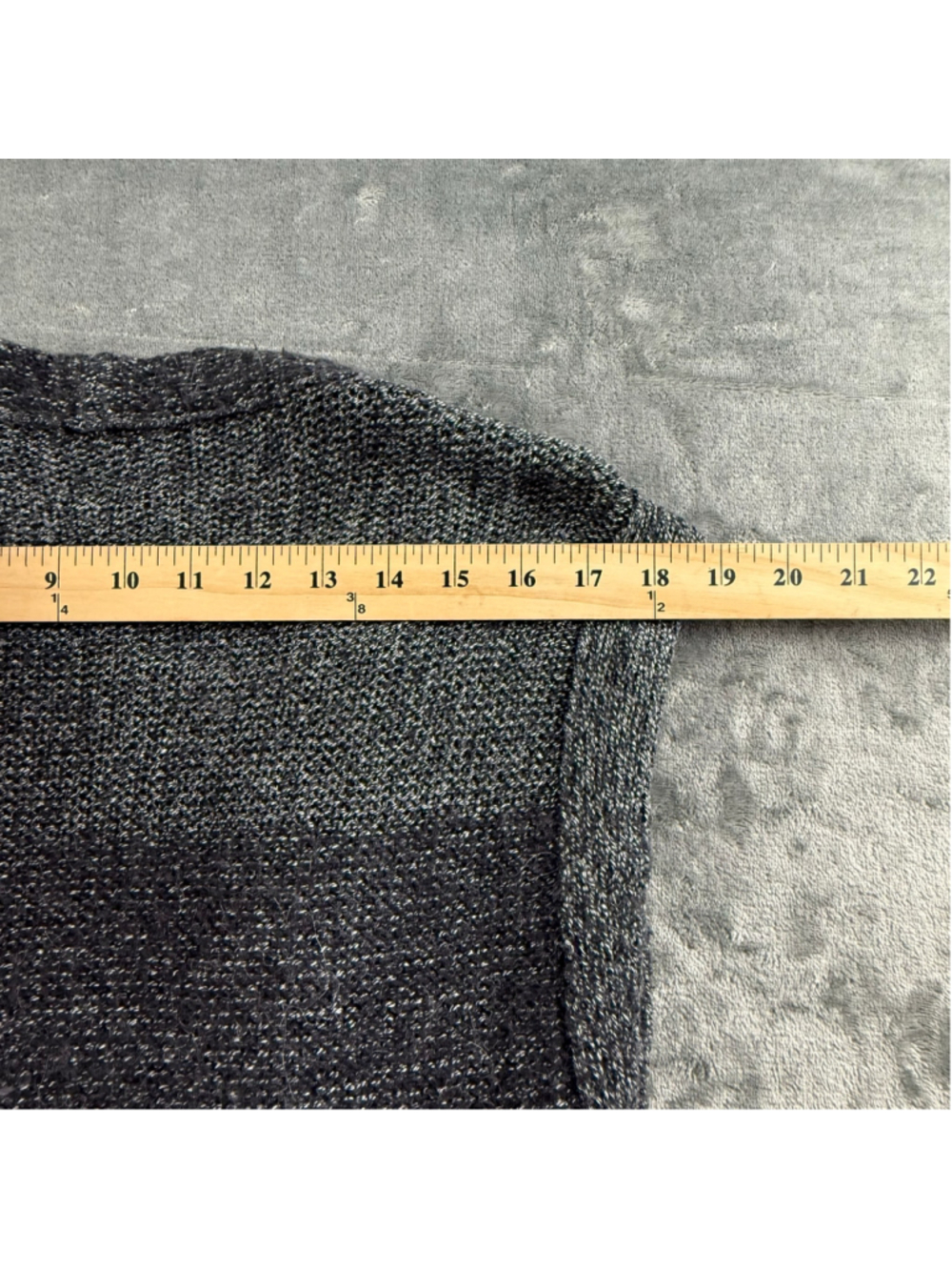 Club Monaco Vest Women S Knit Wool Alpaca Longline Academia Preppy Charcoal Grey - Picture 14 of 14